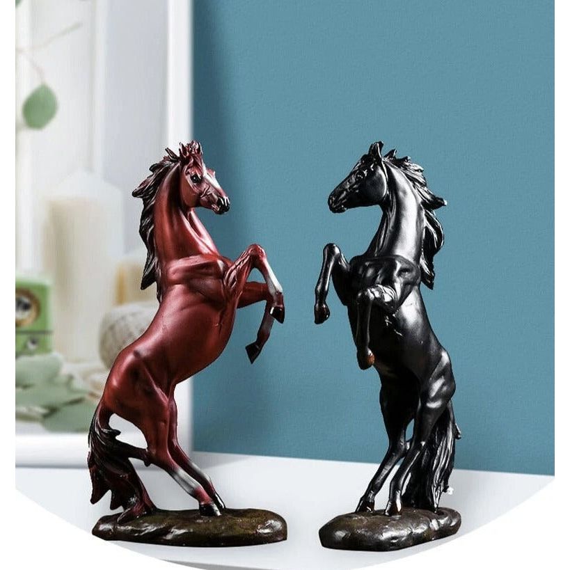Statuette Cheval Résine Moderne | Wave - Designix Statuette Blanc
