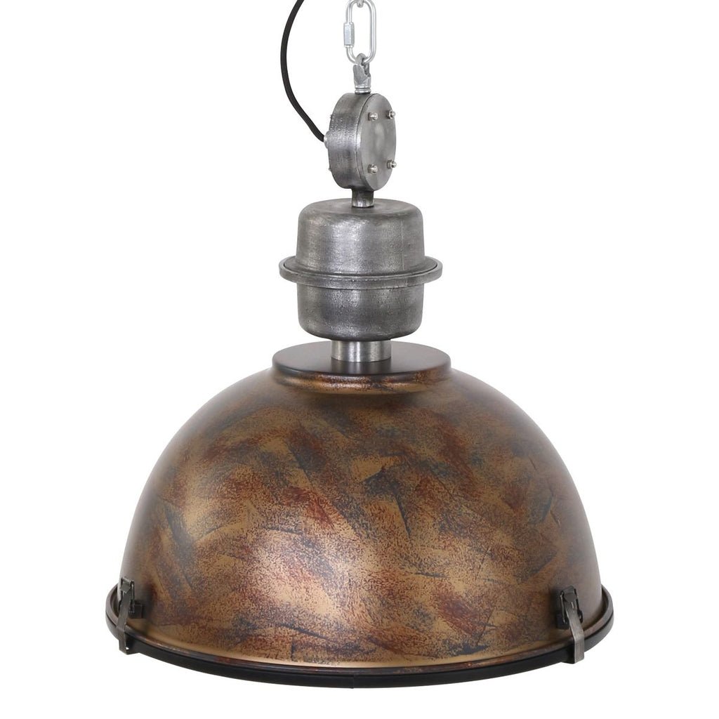 Suspension Industrielle Marron | Bikkel - Designix Suspension Luminaire