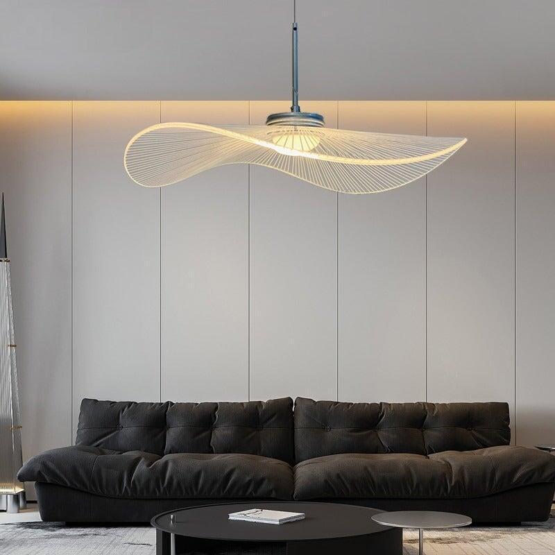 Suspension Luminaire Lotus | Harmonie Florale - Designix Suspension luminaire Blanc | 24cm