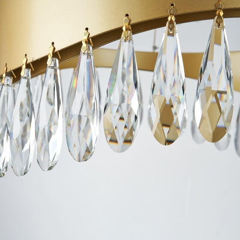 Suspension Luminaire Moderne | Essence Lustrée - Designix Suspension luminaire 1 Anneau | Diamètre 40cm Or Blanc Chaud