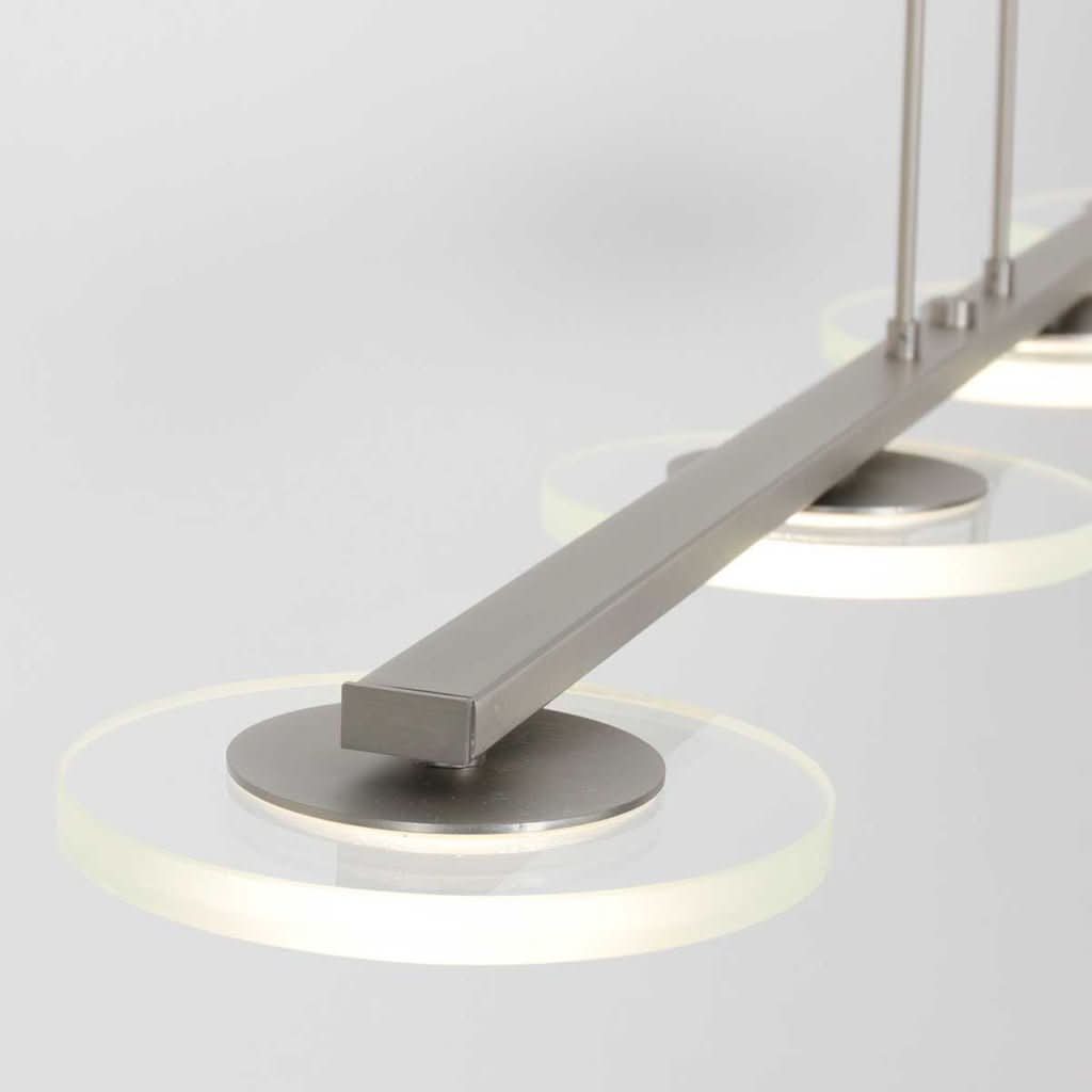Suspension Moderne Acier Verre | Nira - Designix Suspension Luminaire