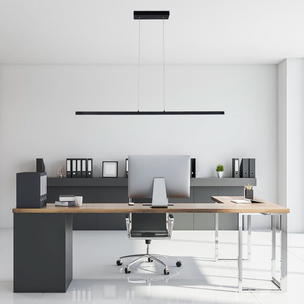 Suspension Moderne Noir Avec LED | Lory - Designix Suspension Luminaire