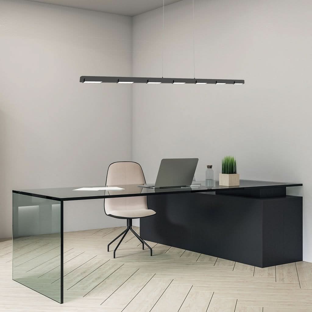 Suspension Moderne Noir | Bloc - Designix Suspension Luminaire