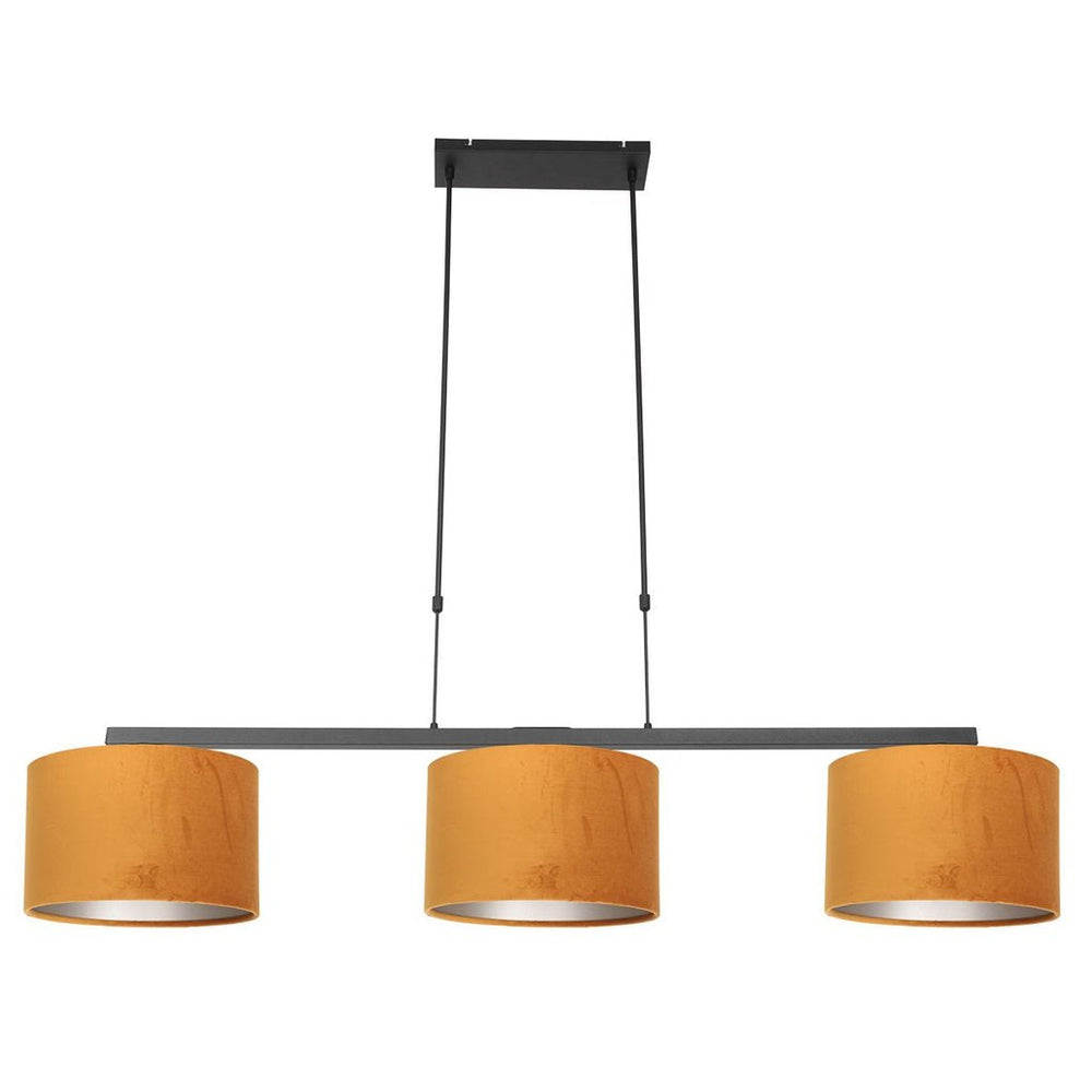 Suspension Moderne Noir Velours | Saro - Designix Suspension Luminaire