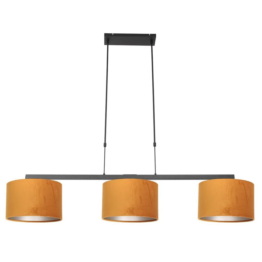 Suspension Moderne Noir Velours | Saro - Designix Suspension Luminaire
