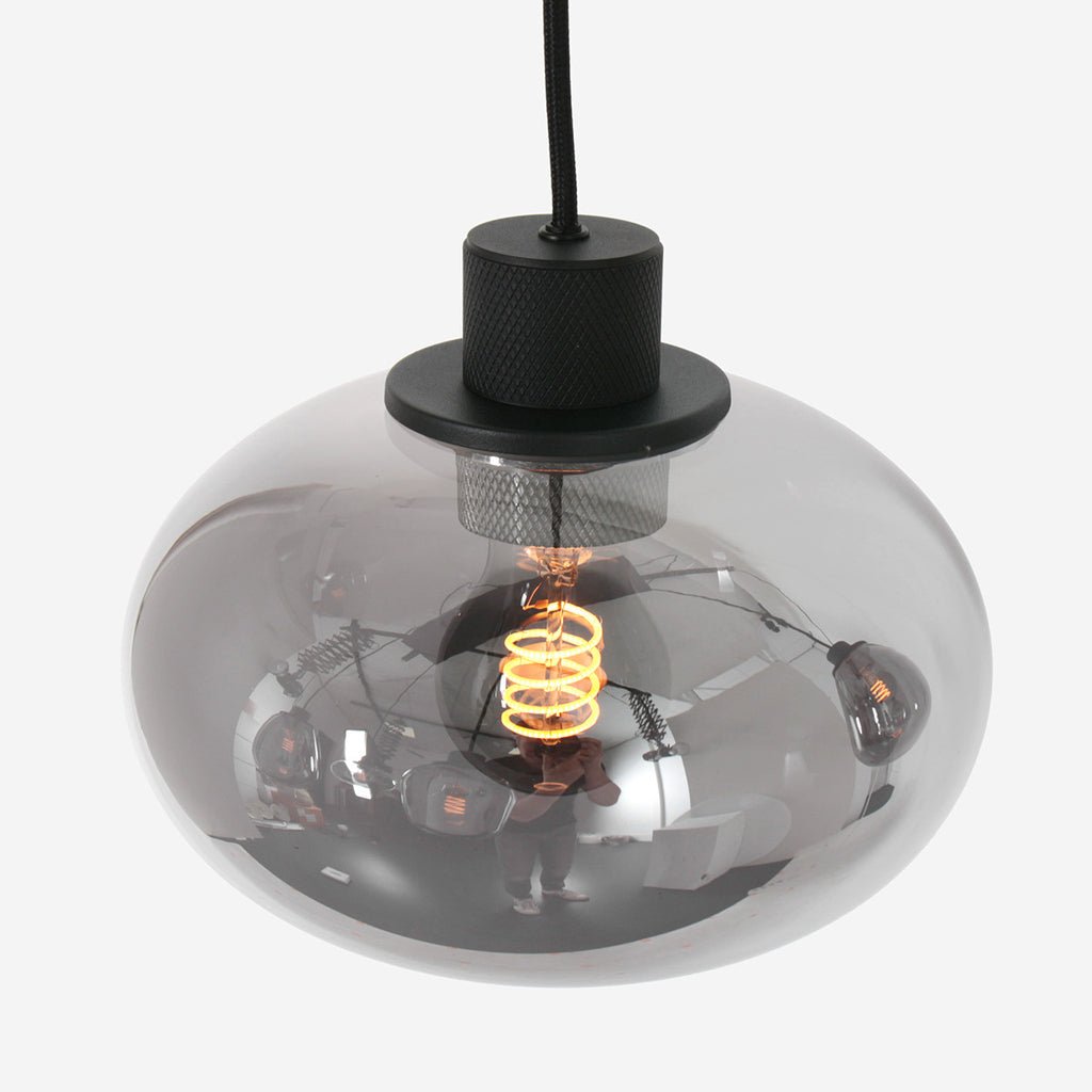Suspension Noire Élégante 5 Lumières | Uory - Designix Suspension Luminaire