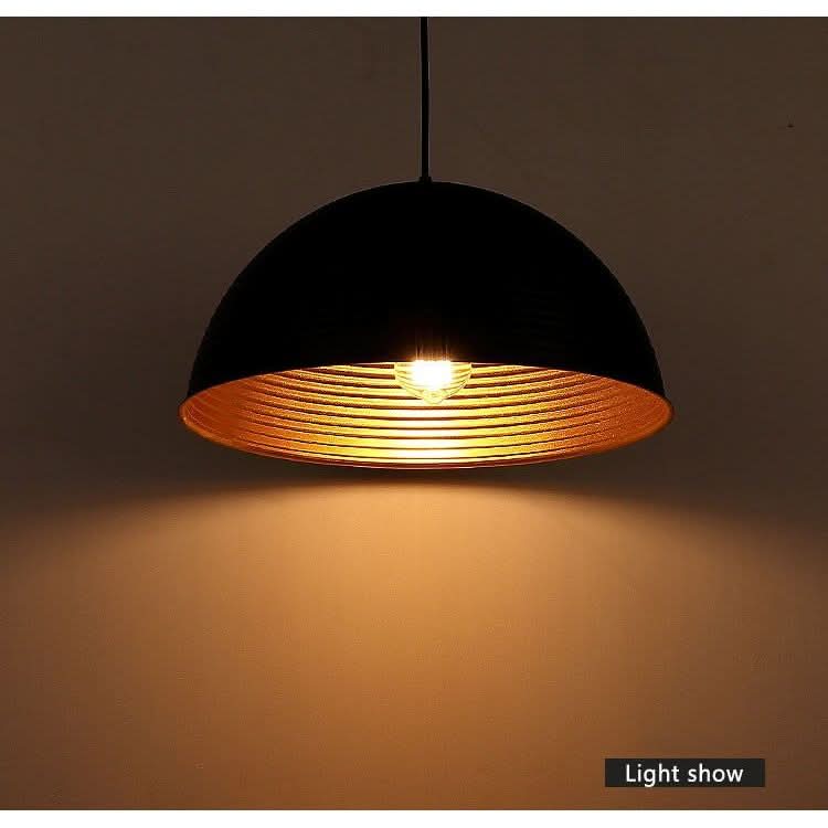 Suspension Rétro Aluminium Unique | Inox - Designix Suspension luminaire Diamètre 30cm