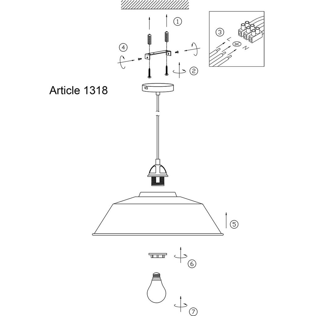 Suspension Vert Ajustable | Nové - Designix Suspension Luminaire