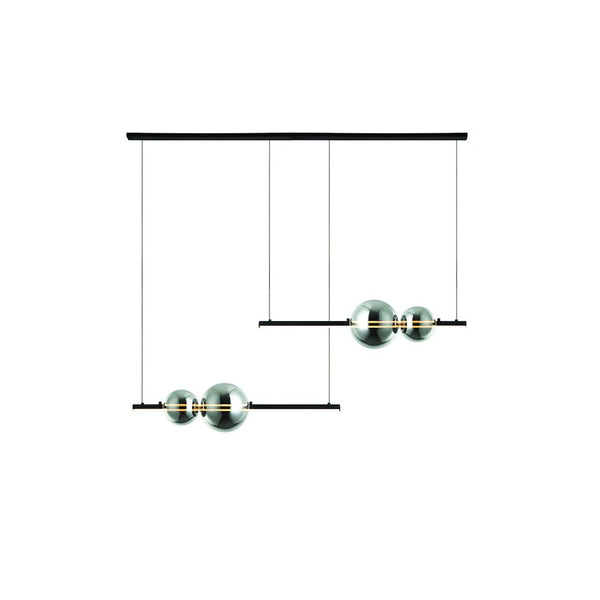 Suspension ZAMBELIS 24W Dimmable DESIGN Noir Mat 22234