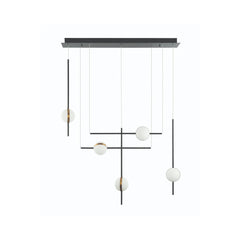 Suspension ZAMBELIS 38W DESIGN Noir Mat 2001
