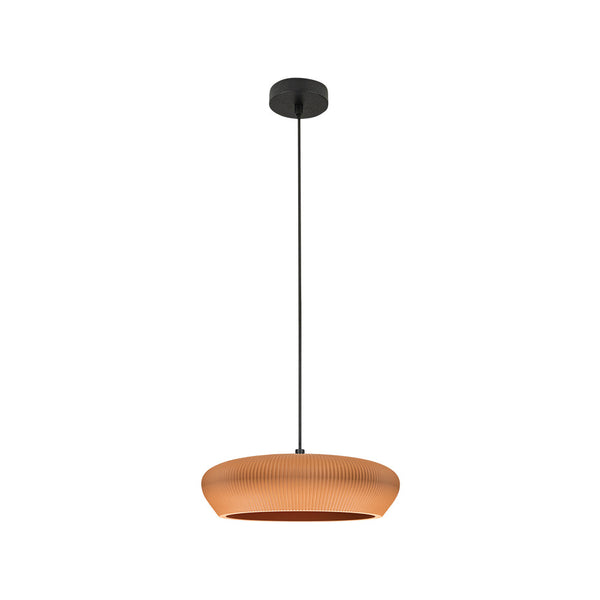 Suspension ZAMBELIS D285 2xG9 DESIGN Terracotta et Noir Sans Source 2591