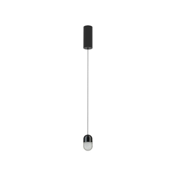 Suspension ZAMBELIS D45 7W Dimmable DESIGN Noir Sable 25140