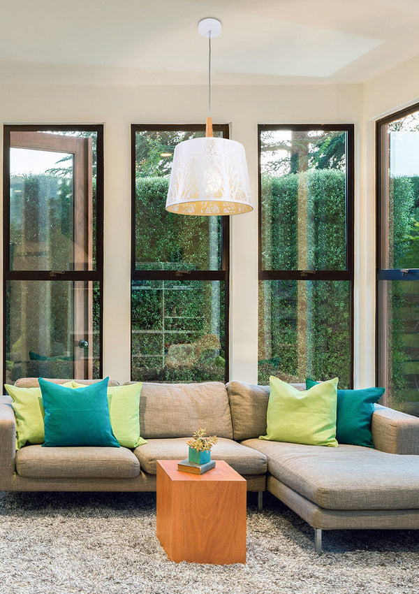 Lantern Suspension luminaire blanc