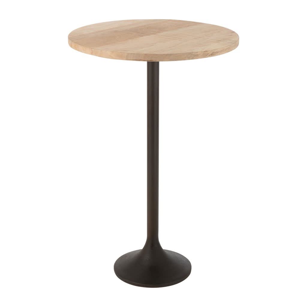 Table Bar Métal Bois Mangue - Designix