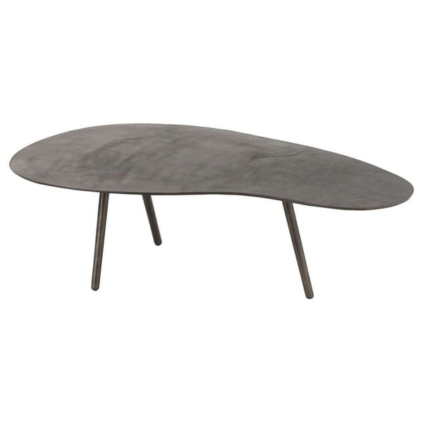 Table Basse Aluminium Fer Noir Grand Modèle