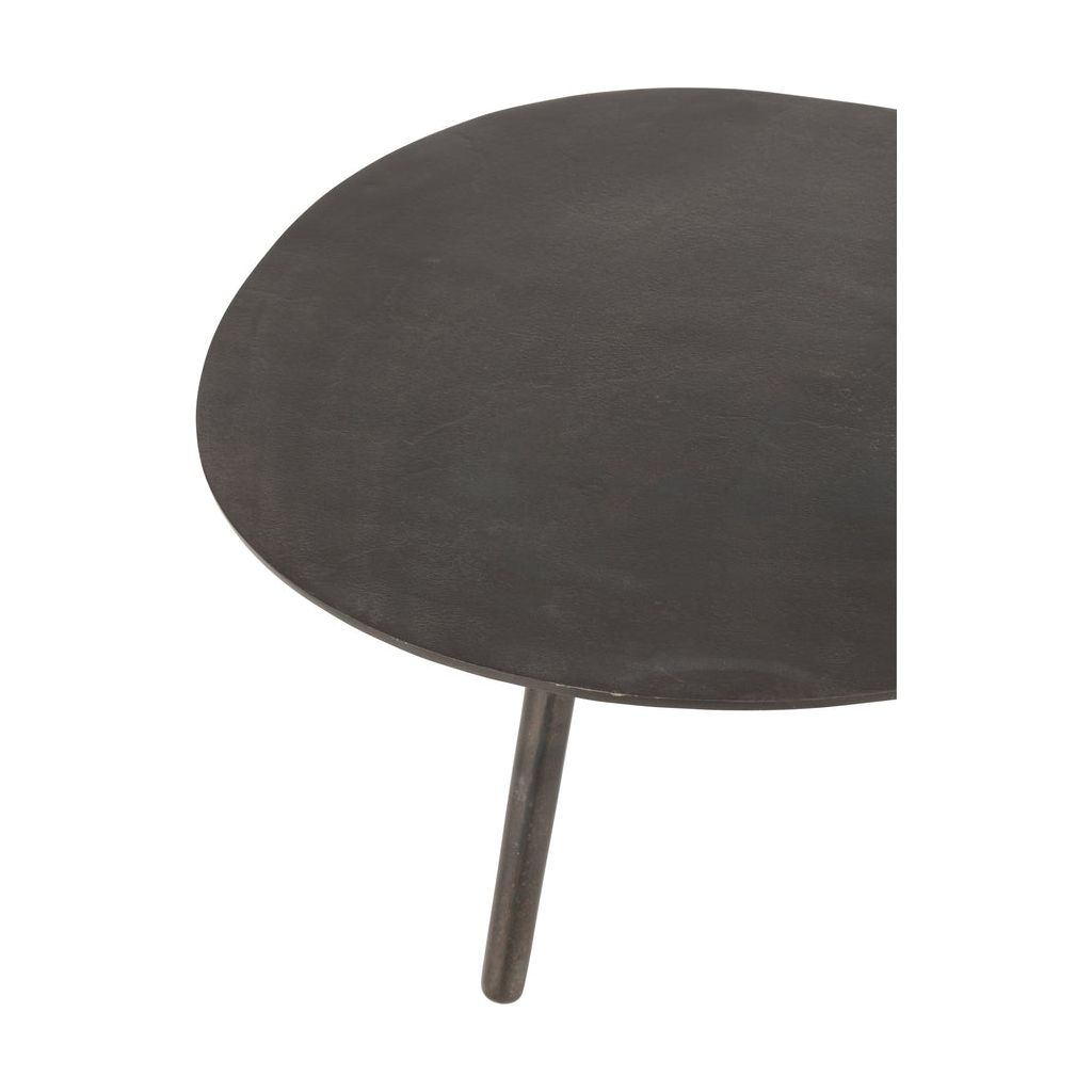 Table Basse Aluminium Noir Petit - Designix