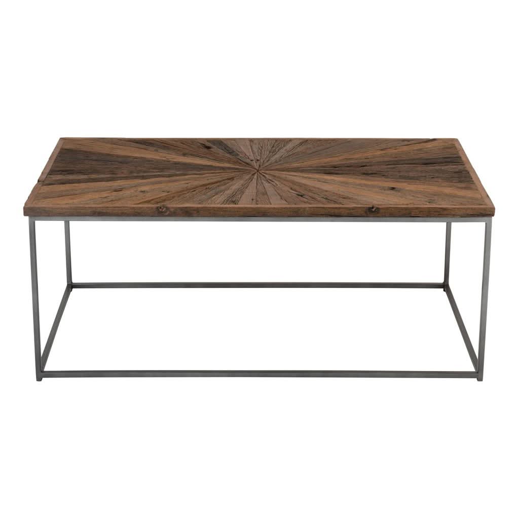 Table Basse Bois Fer Naturel - Designix