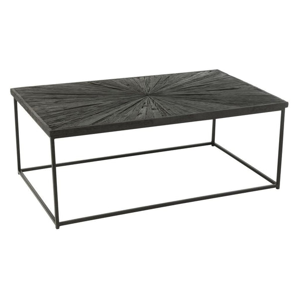Table Basse Bois Fer Noir