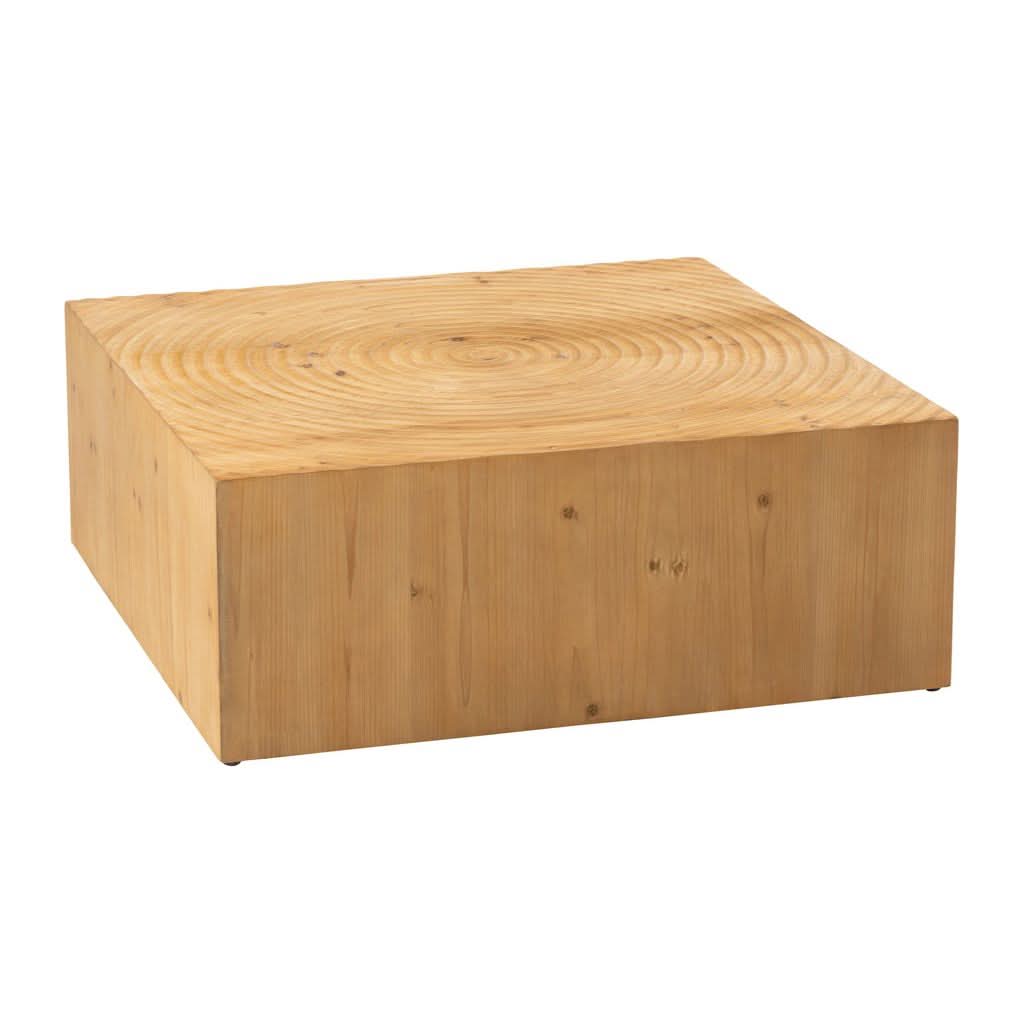 Table Basse Épicéa Naturel Cercles - Designix