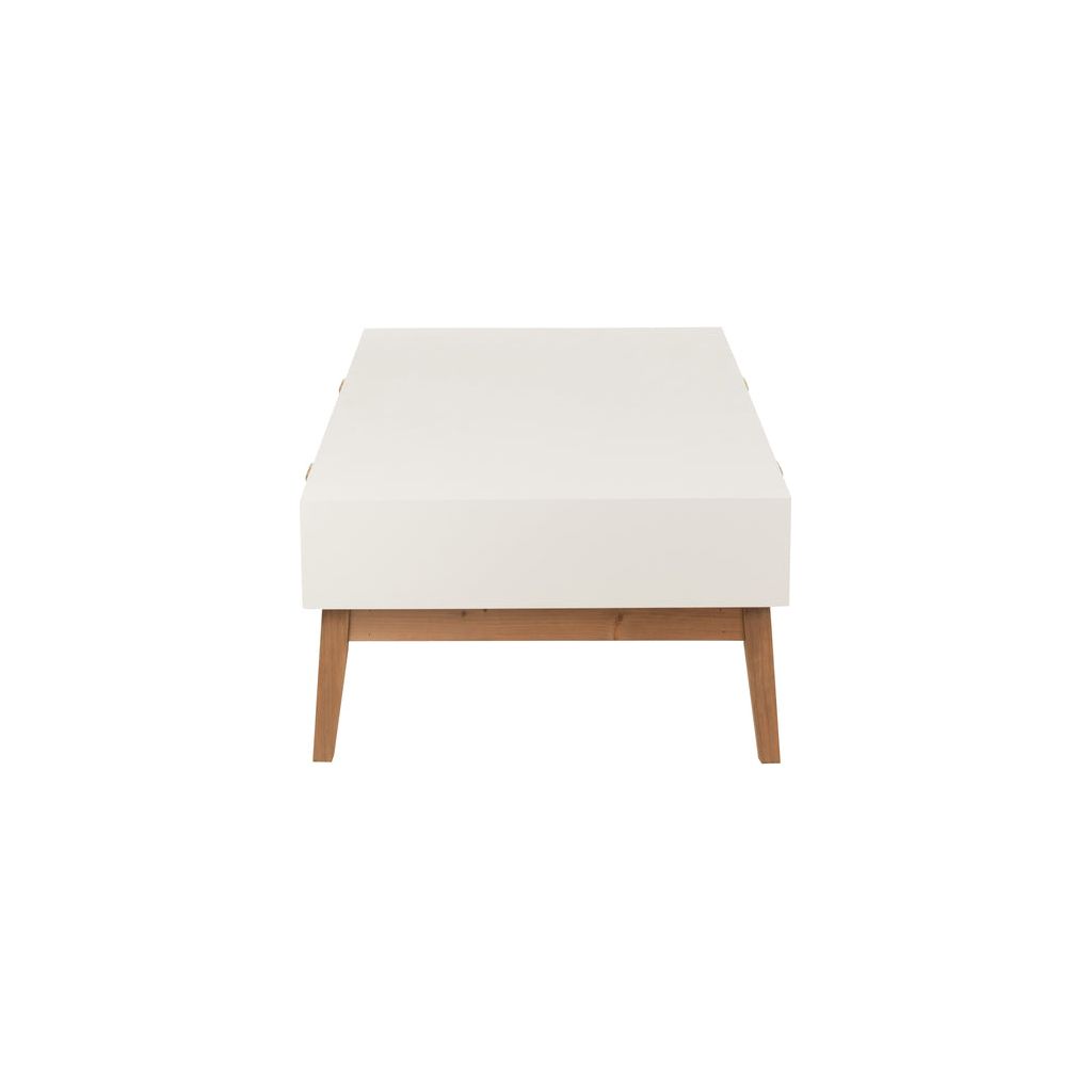 Table Basse MDF Blanc Naturel - Designix