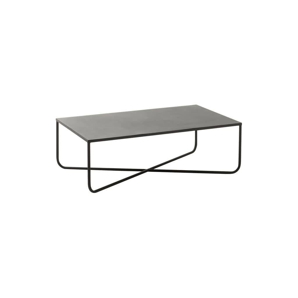 Table Basse Métal Noir Design - Designix