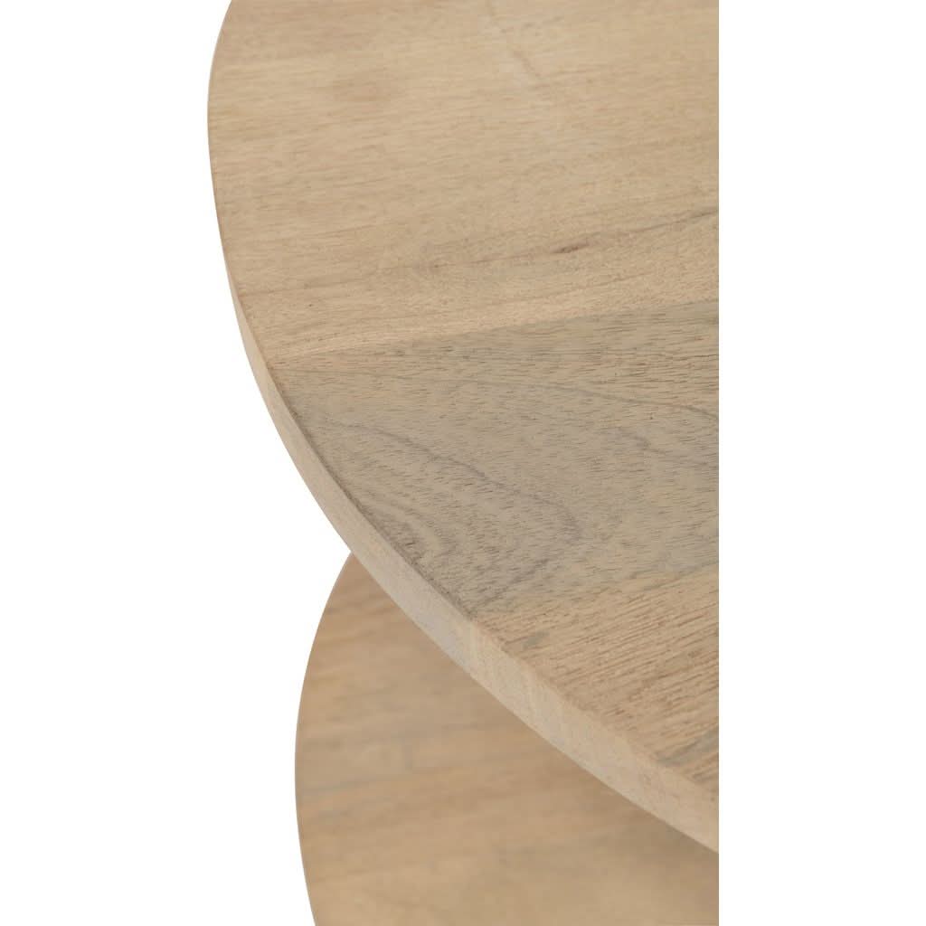 Table Basse Ovale Avec Étagères - Designix