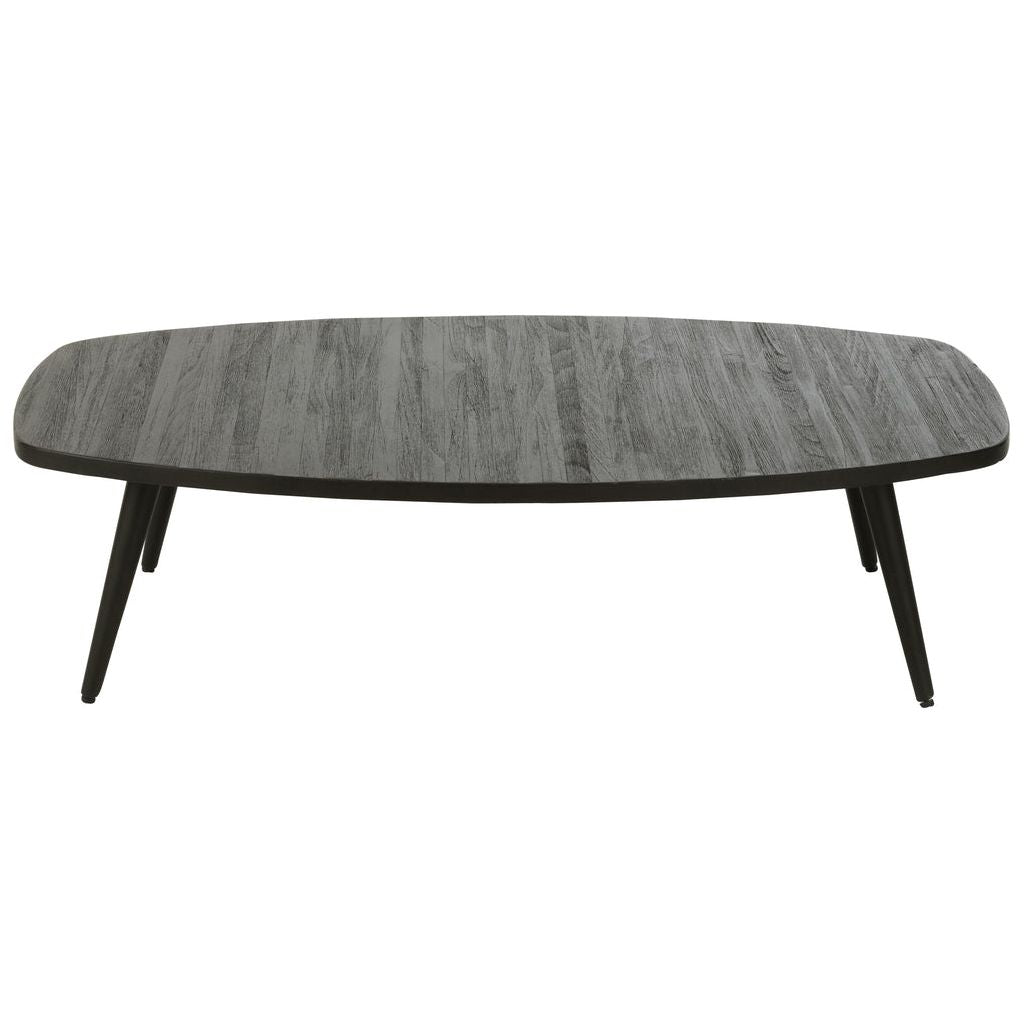 Table Basse Rectangulaire Teck Noir - Designix