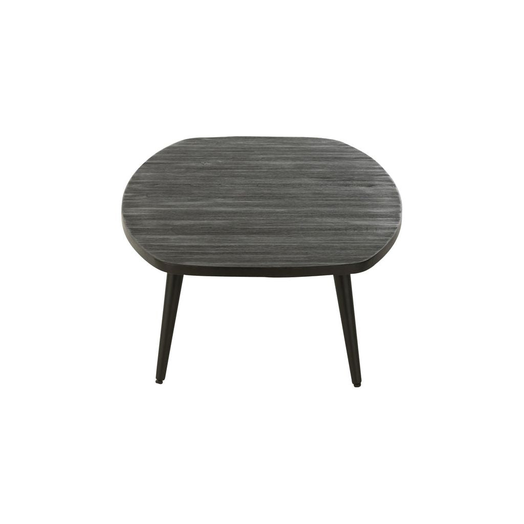 Table Basse Rectangulaire Teck Noir - Designix