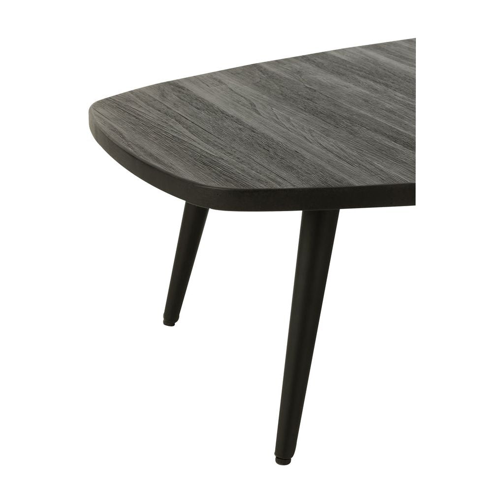 Table Basse Rectangulaire Teck Noir - Designix