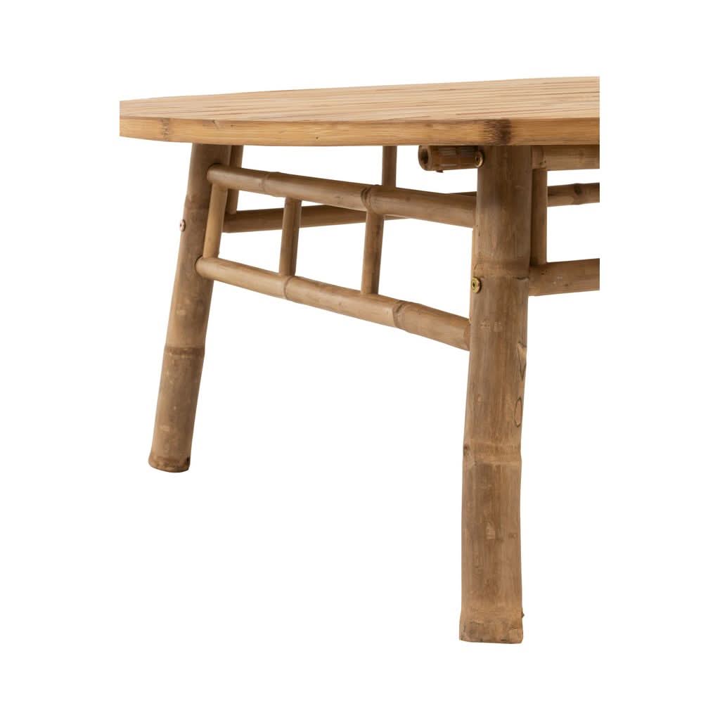 Table Basse Ronde Bambou Naturel - Designix