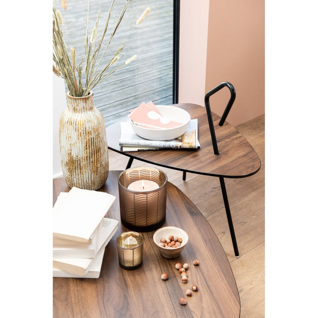 Table Basse Triangle Arrondi Bois - Designix