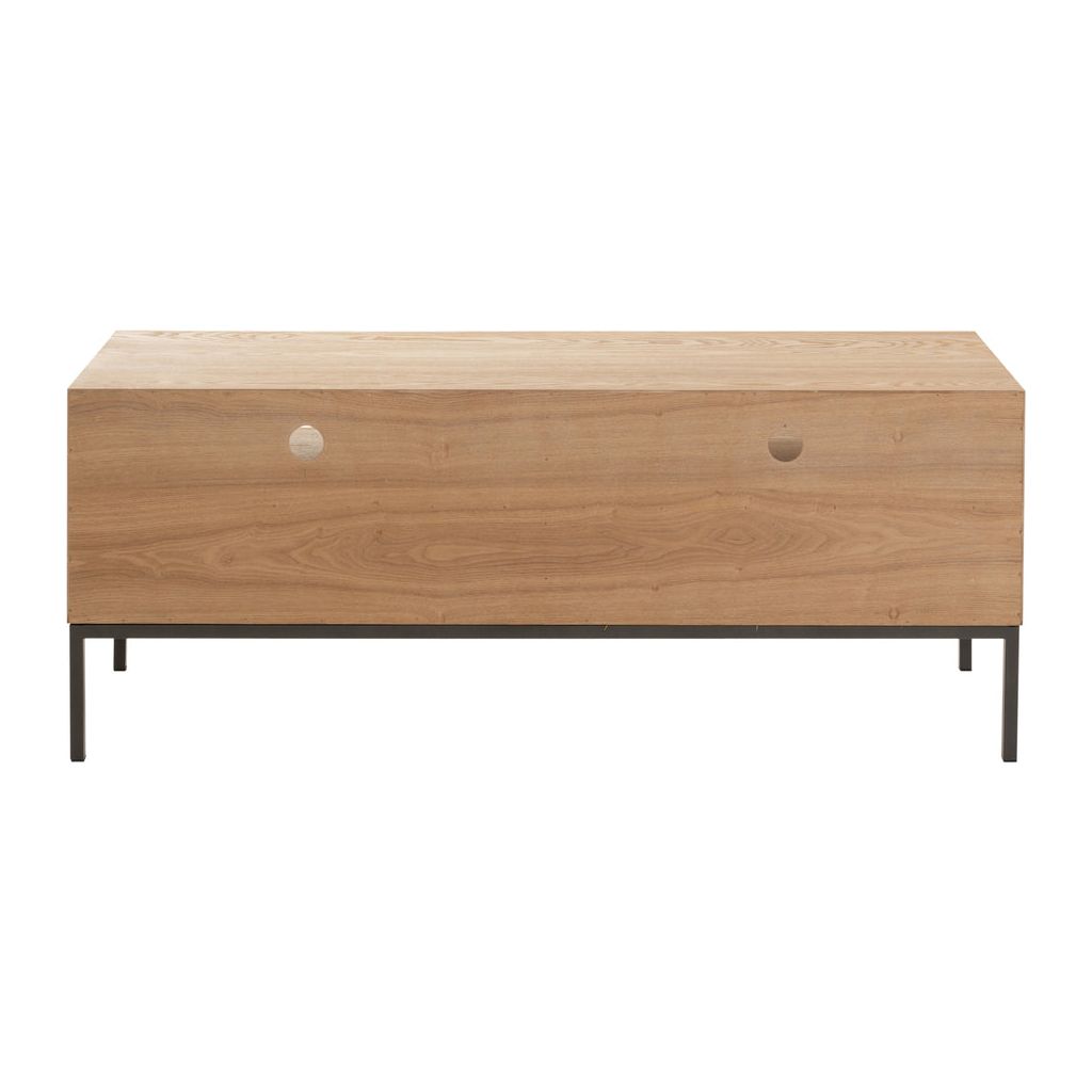 Table Basse TV Bois Métal Naturel - Designix