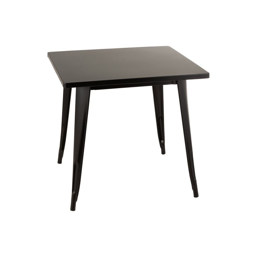 Table Bistro Métal Noir Design Moderne - Designix