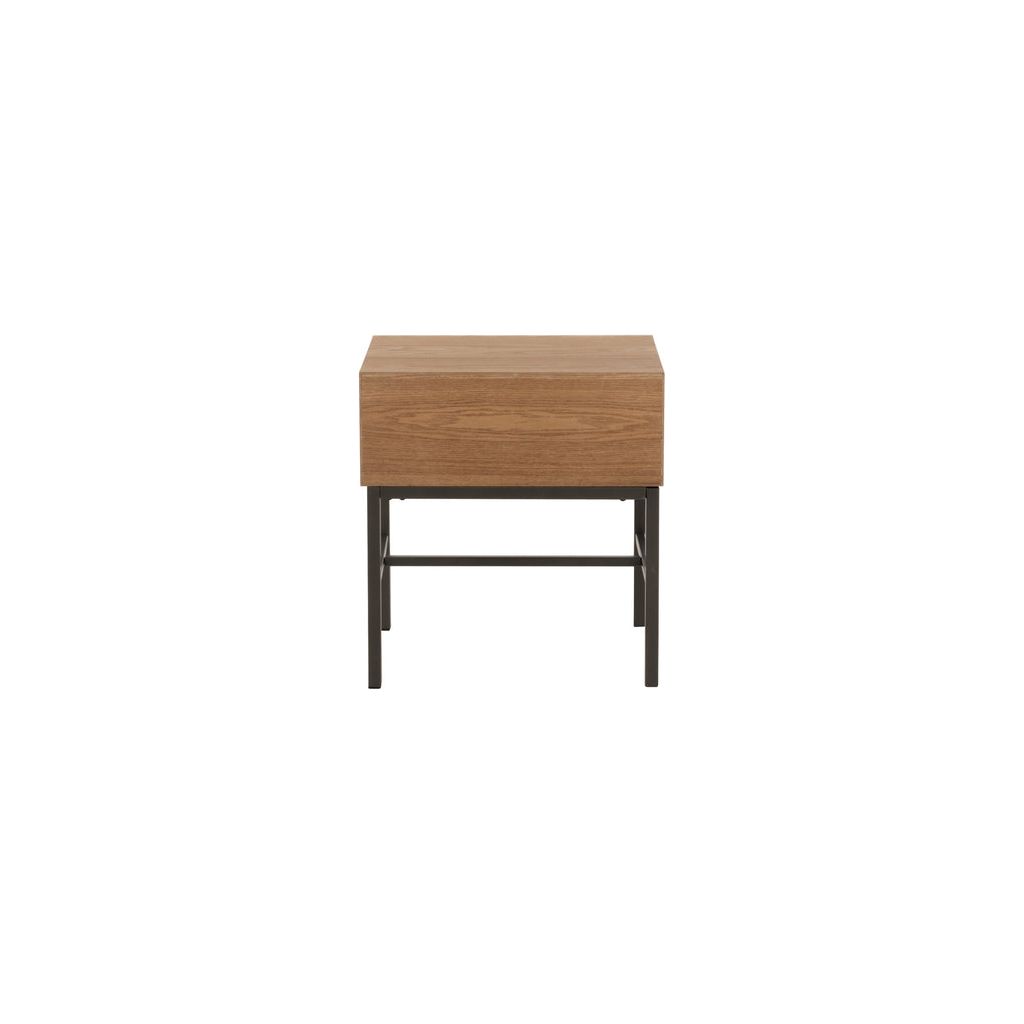 Table D'Appoint Bois Métal Naturel - Designix