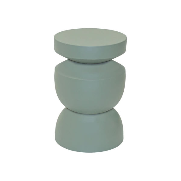 Table d'appoint Moderne En Métal Vert Petite Et Polyvalente | ZENO