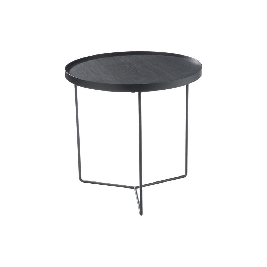 Table d'appoint Ronde Bois Métal - Designix