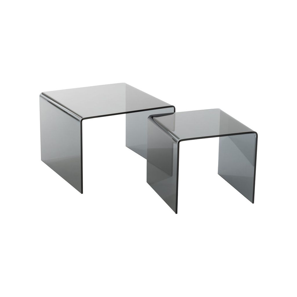 Table d'appoint Verre Noir - Designix