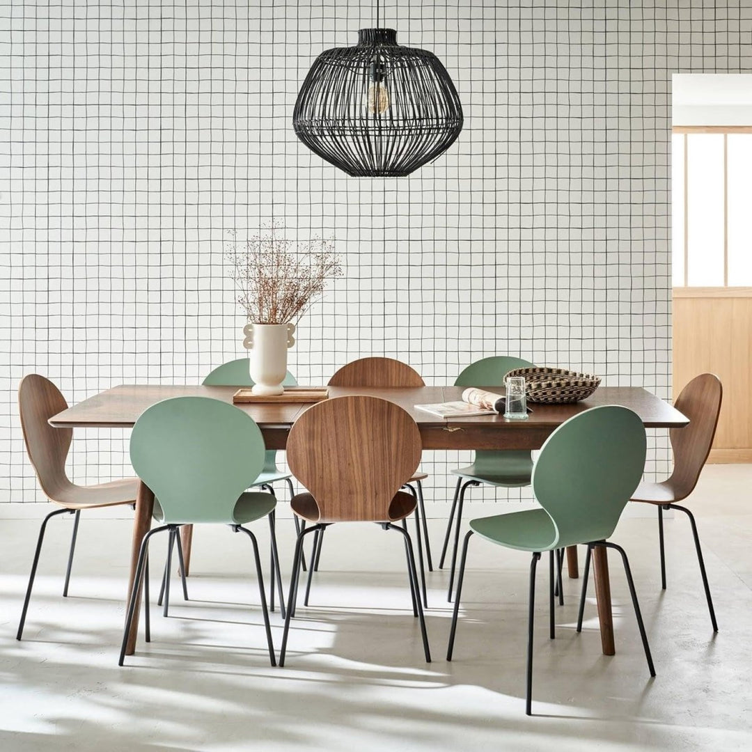 Table Extensible Bois Conviviale | Miroir - Designix Table à Manger