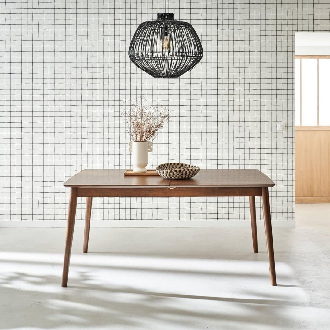 Table Extensible Bois Conviviale | Miroir - Designix Table à Manger
