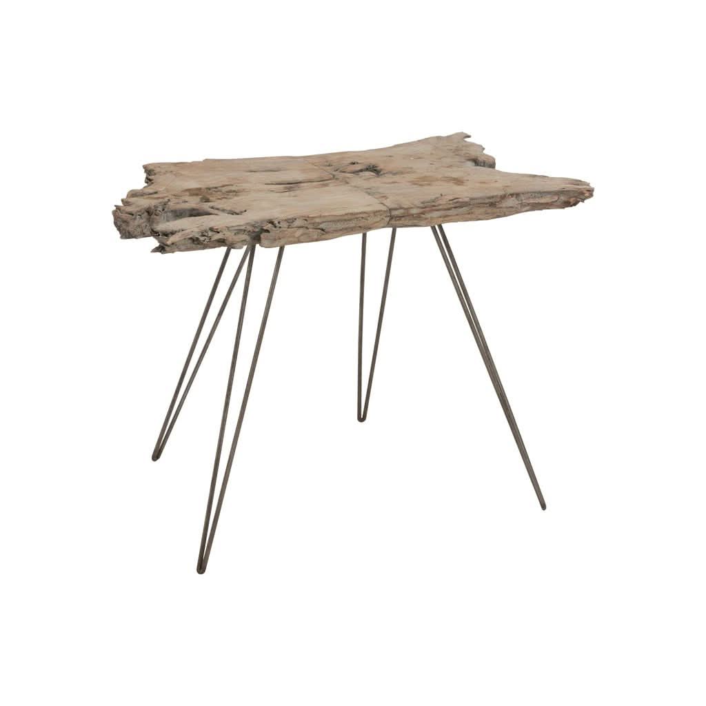 Table Irregulière Bois Fer Gris - Designix