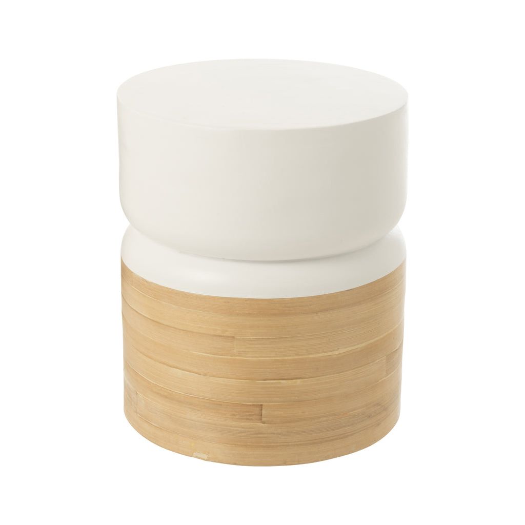 Table Ronde Bambou Blanc - Designix