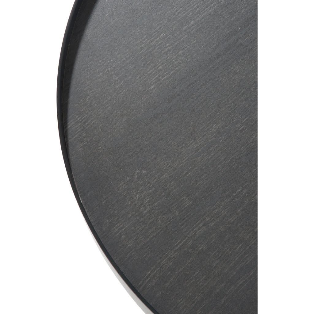 Table Ronde Bois Métal Brun - Designix