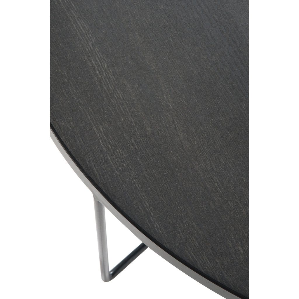 Table Ronde Bois Métal Grand Format - Designix