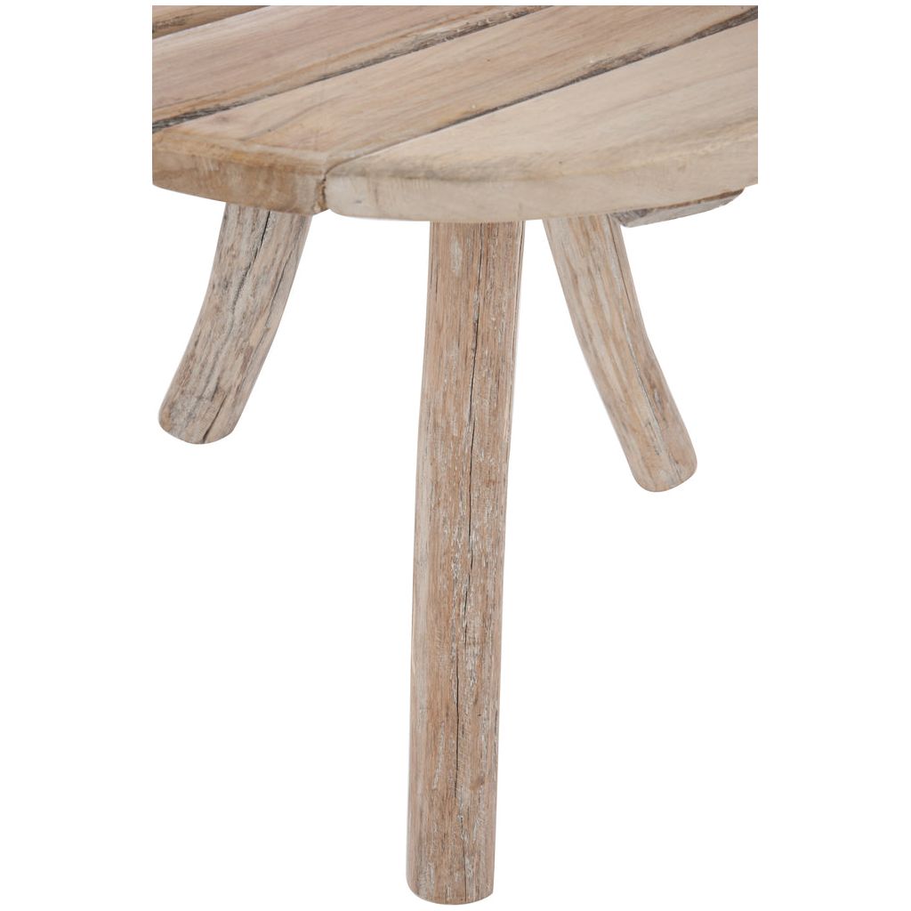 Table Ronde Bois Naturel 3 Pieds - Designix