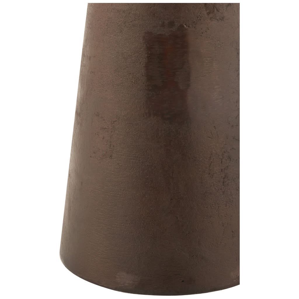 Table Ronde Métal Brun Foncé - Designix