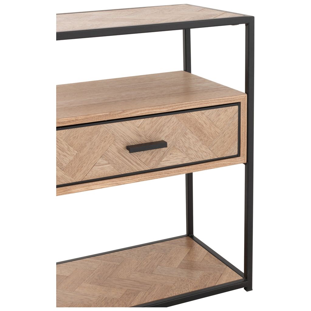 Table Zigzag Bois Métal - Designix