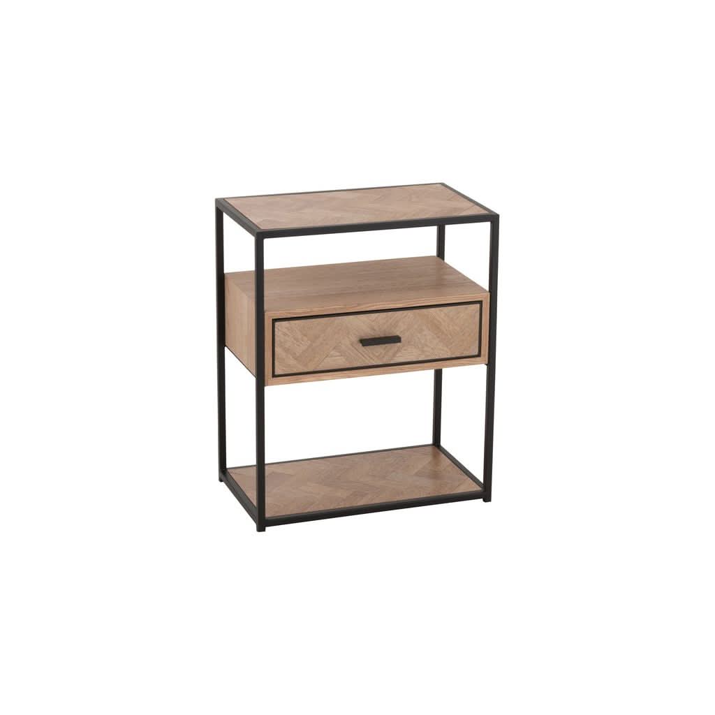 Table Zigzag Bois Métal - Designix