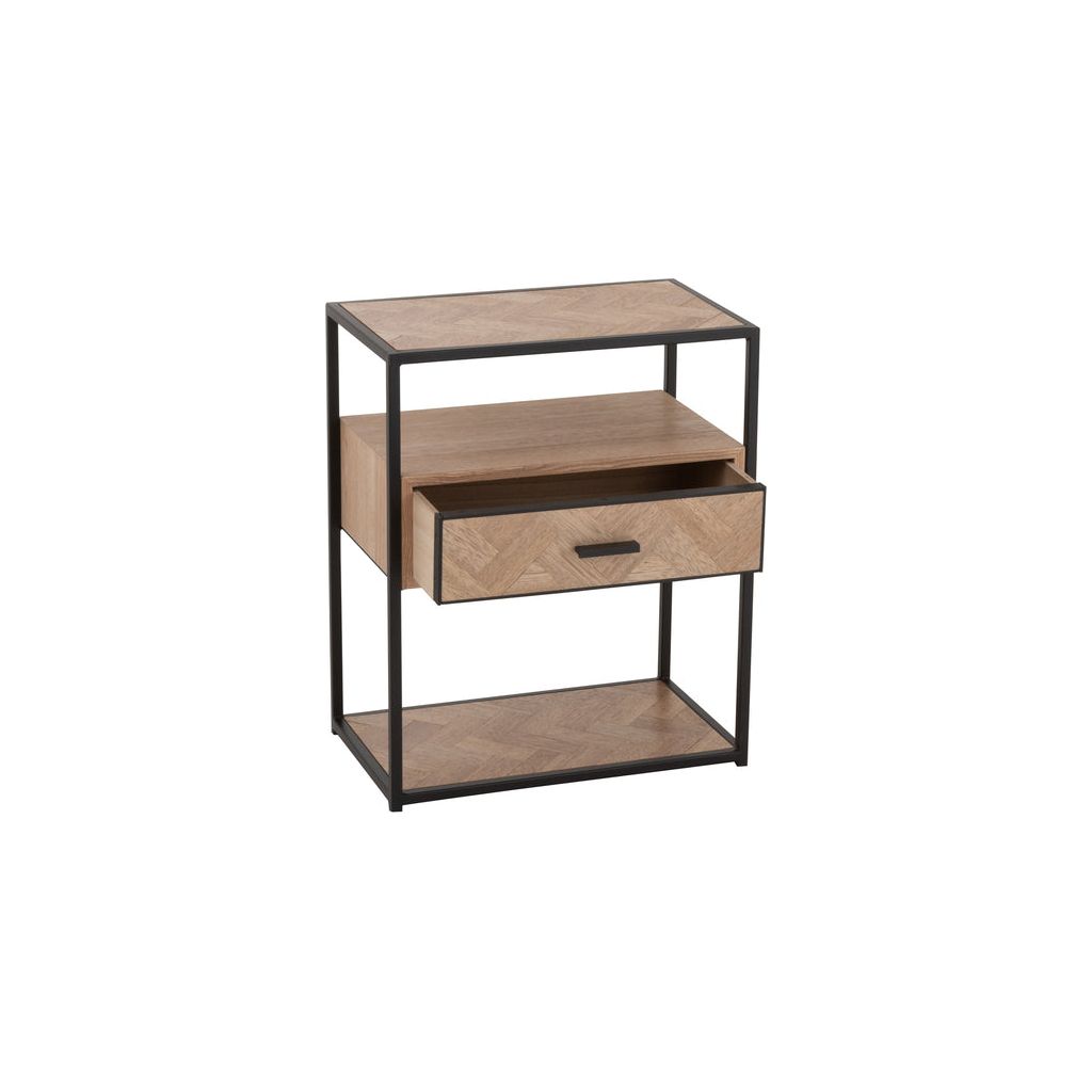Table Zigzag Bois Métal - Designix