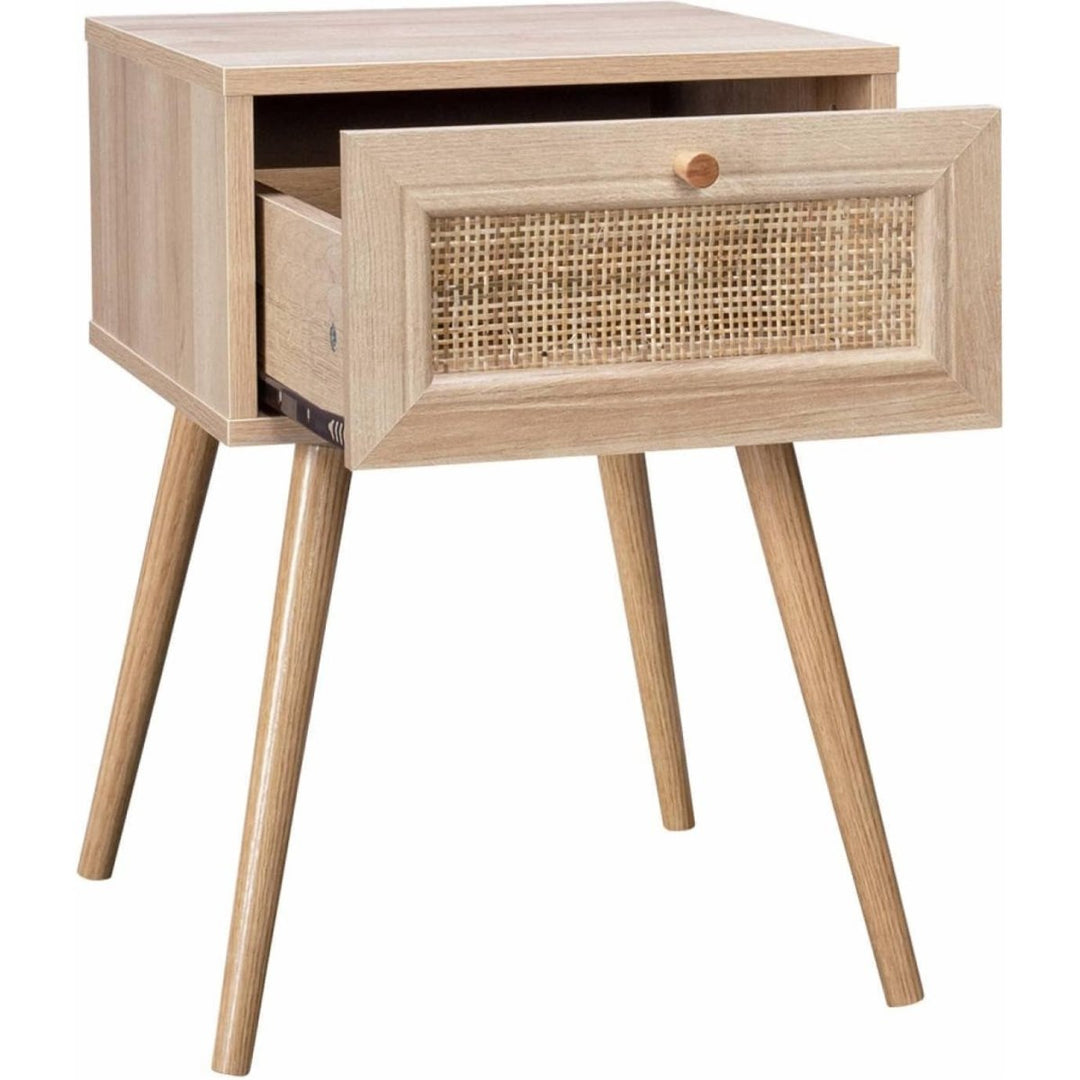 Tables Chevet Bois Cannage | Nord - Designix Table de Nuit