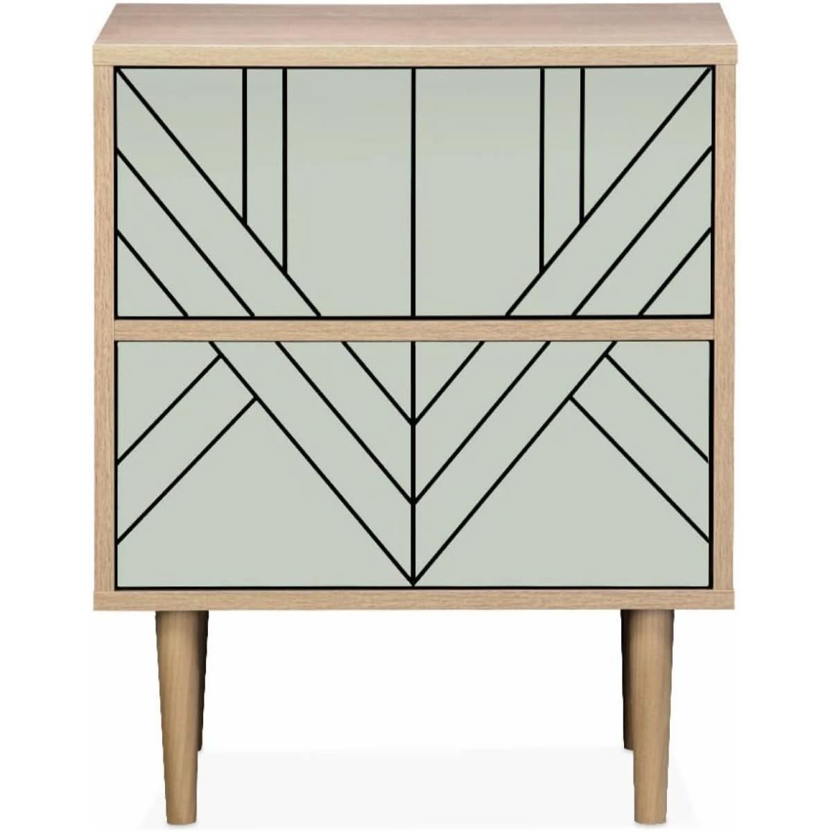 Tables Chevet Bois Vert | Atlas - Designix Table de Nuit